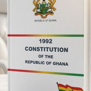 Cover of The 1992 Constitution of the Republic of Ghana, the supreme law governing the Republic of Ghana.