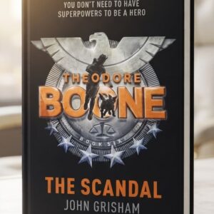 Cover of The Scandal by John Grisham, a legal thriller novel featuring courtroom drama, suspense, mystery, and corruption.